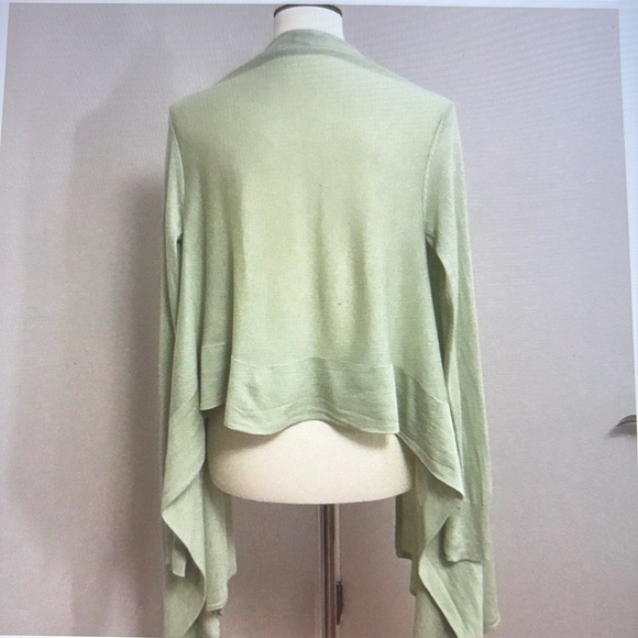 Kenneth Cole Mint Wrap Cardigan Size Small Medium - Picture 4 of 8